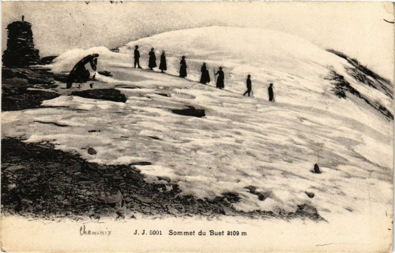 Carte postale ancienne Chamonix - Sommet du Buet