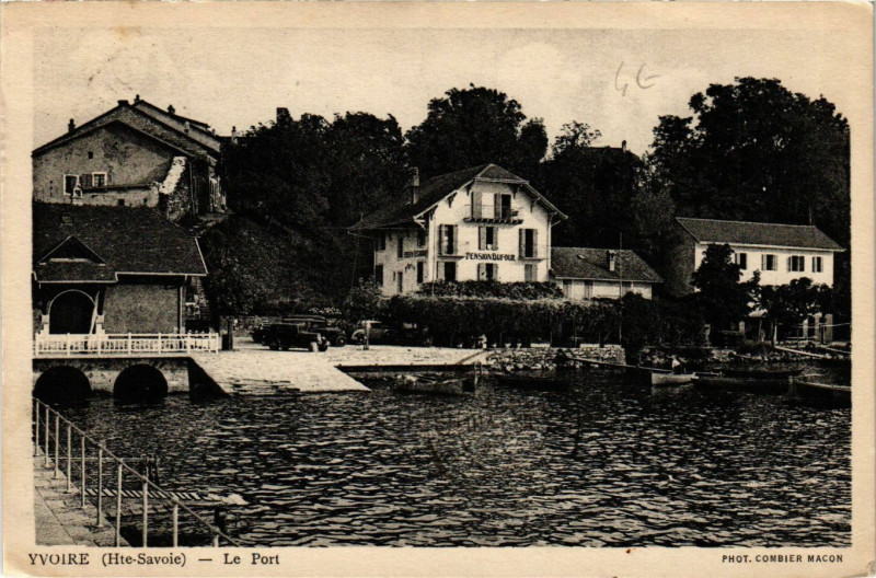 Carte postale ancienne Yvoire - Le Port à Yvoire