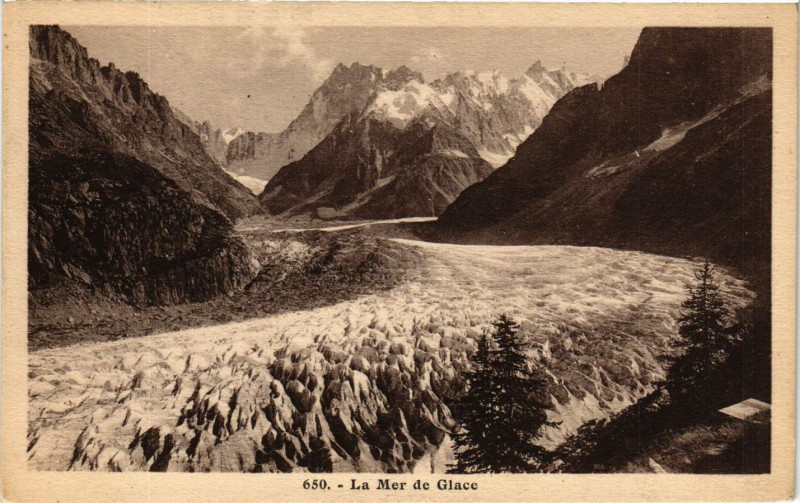 Carte postale ancienne La Mer de Glace