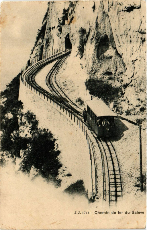 Carte postale ancienne Chemin de Fer du Saleve