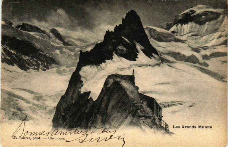 Carte postale ancienne Les Grands Mulets