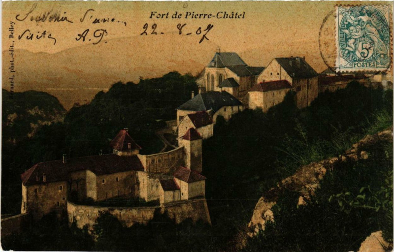 Carte postale ancienne Fort-de-Pierre-Chatel