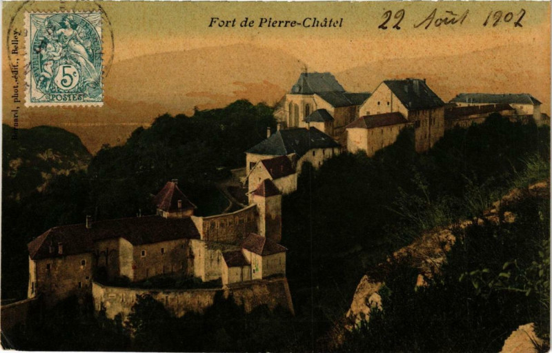 Carte postale ancienne Fort-de-Pierre-Chatel