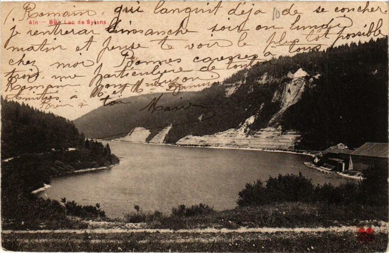 Carte postale ancienne Lac de Sylans
