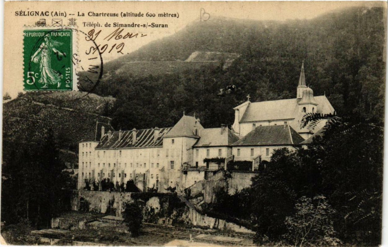 Carte postale ancienne Selignac La Chartreuse
