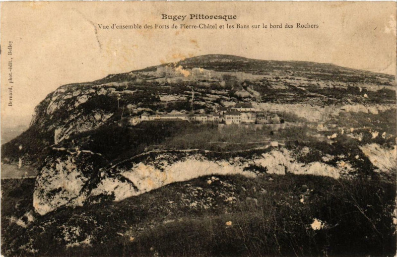 Carte postale ancienne Vue d'ensemble des Forts de Pierre-Chatel