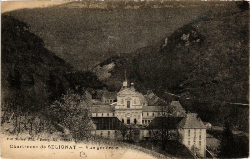 Carte postale ancienne Chartreuse-de-Selignat Vue générale