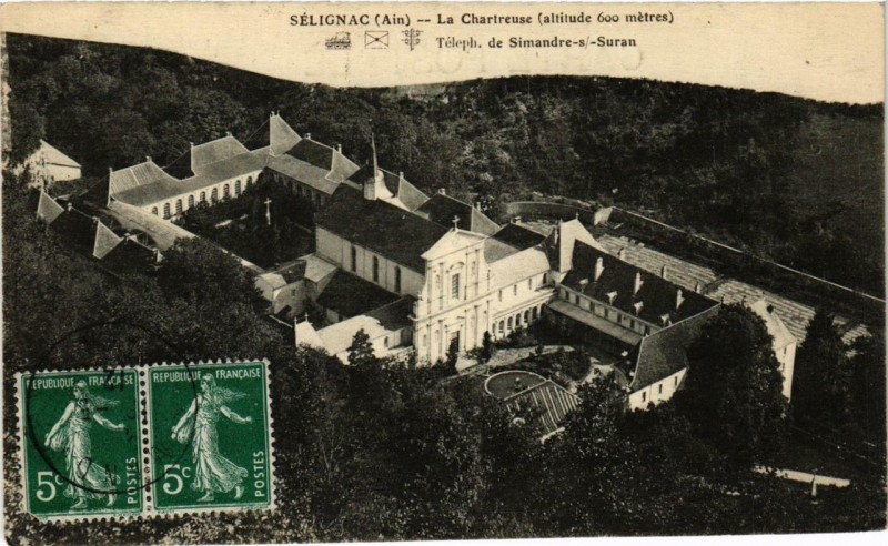 Carte postale ancienne Selignac La Chartreuse