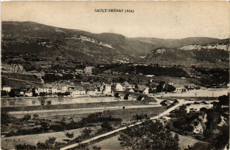 Carte postale ancienne Sault-Brenaz à Sault-Brénaz