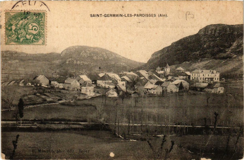 Carte postale ancienne Saint-Germain-les-Paroisses à Saint-Germain-les-Paroisses