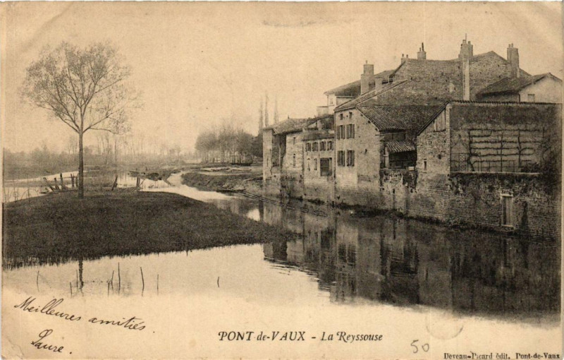 Carte postale ancienne Pont-de-Vaux La Reyssouse à Pont-de-Vaux