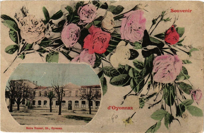 Carte postale ancienne Oyonnax Souvenir d'Oyonnax à Oyonnax