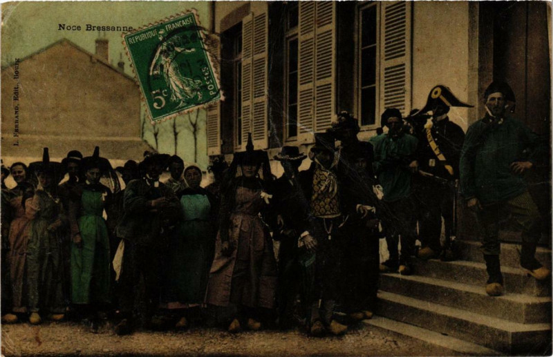Carte postale ancienne Noce Bressanne
