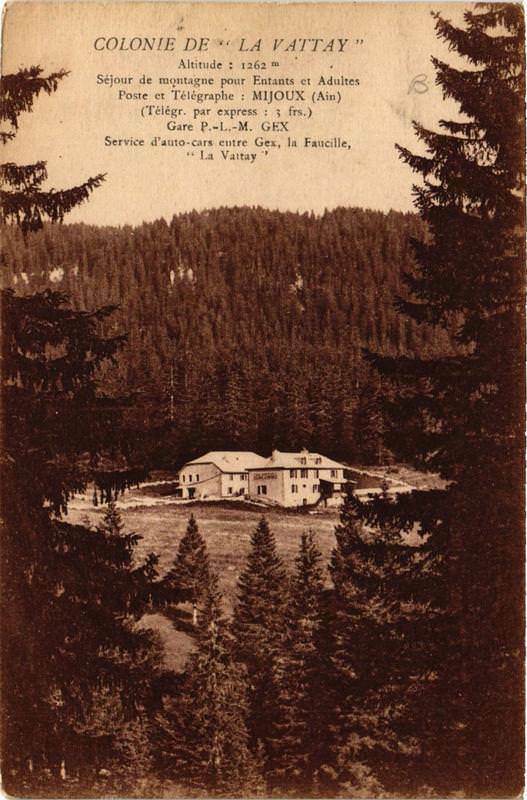 Carte postale ancienne Colonie de La Vattay