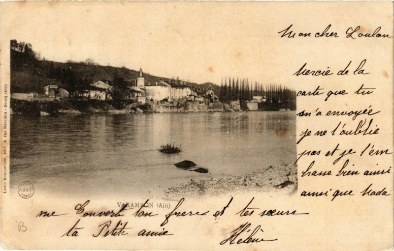 Carte postale ancienne Varambon à Varambon