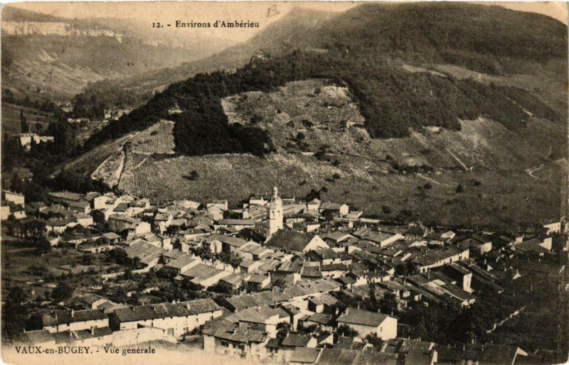 Carte postale ancienne Env. d'Amberieu
