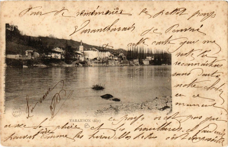 Carte postale ancienne Varambon à Varambon