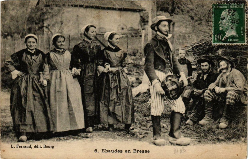 Carte postale ancienne Ebaudes-en-Bresse