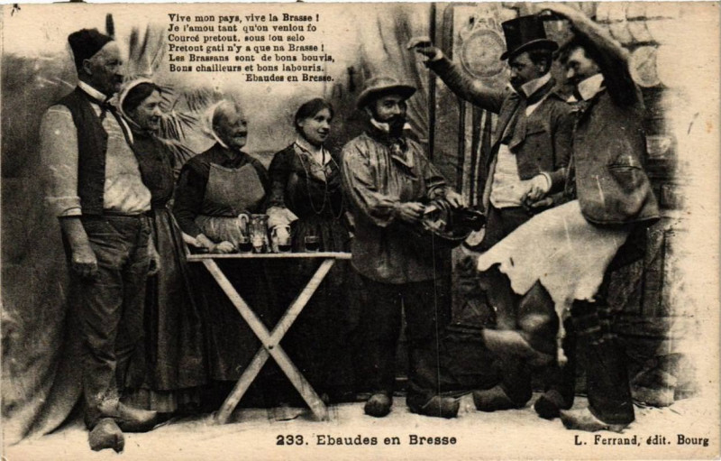 Carte postale ancienne Ebaudes-en-Bresse