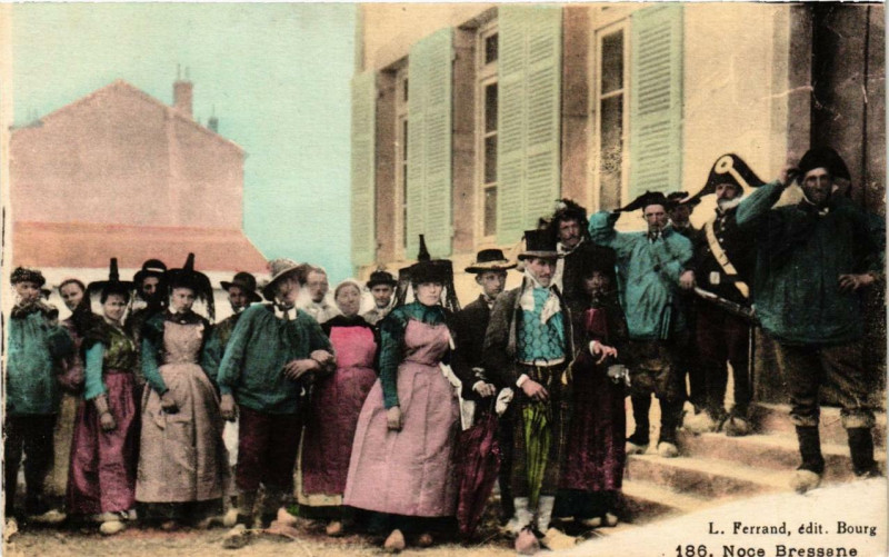 Carte postale ancienne Noce Bressane