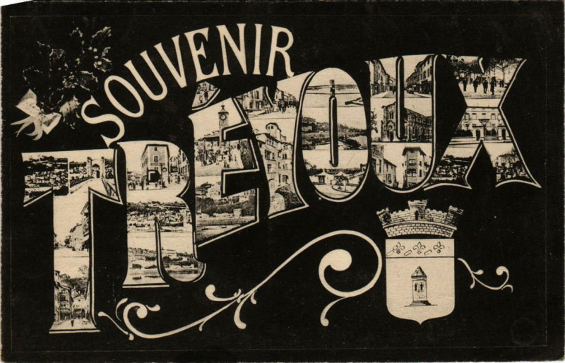 Carte postale ancienne Trevoux Souvenir à Trévoux