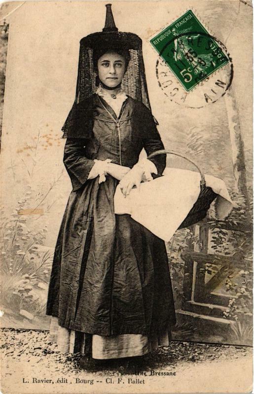 Carte postale ancienne Une Bressane