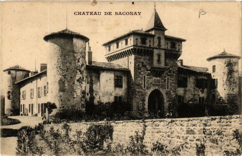 Carte postale ancienne Chateau de Saconay
