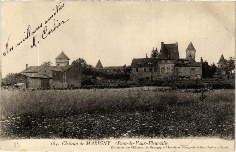 Carte postale ancienne Chateau de Marigny