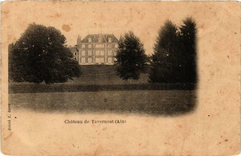 Carte postale ancienne Chateau de Tavernost