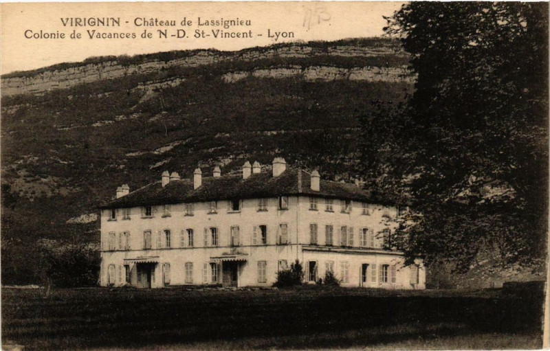 Carte postale ancienne Virignin Chateau de Lassignieu à Virignin