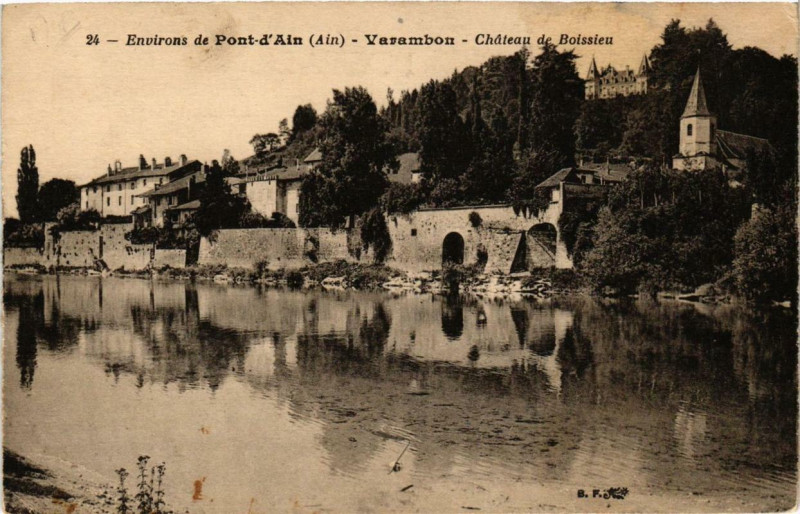 Carte postale ancienne Varambon Chateau de Boissieu à Varambon