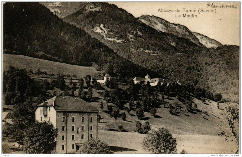 Carte postale ancienne Abbaye de Tamie Le Moulin
