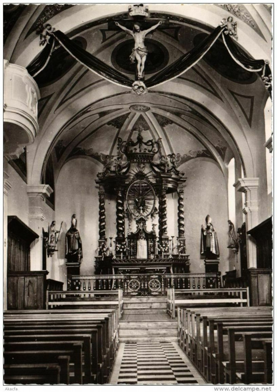 Carte postale ancienne Flumet L'Eglise Saint-Théodule à Flumet