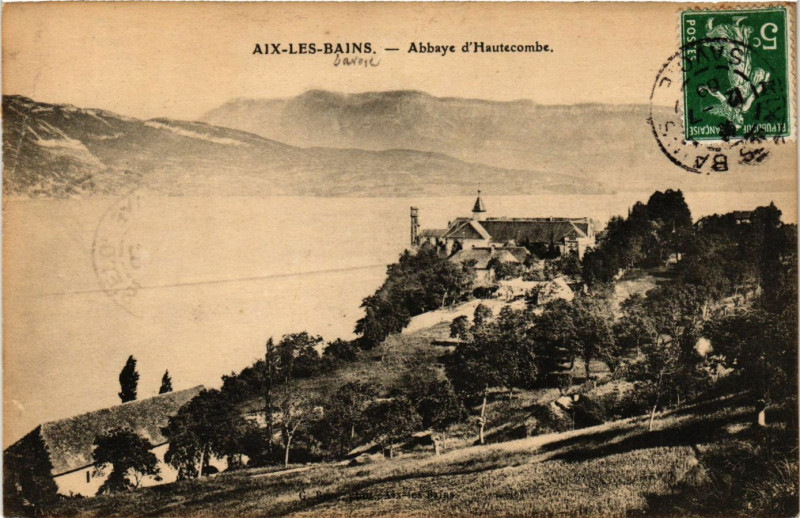 Carte postale ancienne Aix-les-Bains - Abbaye d'Hautecombe à Aix-les-Bains