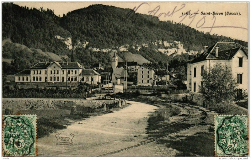 Carte postale ancienne Saint-Béron à Saint-Béron
