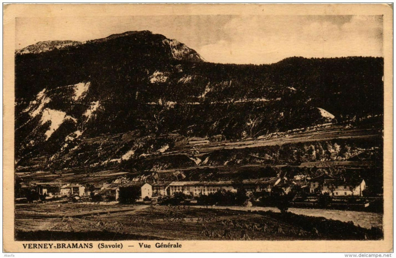 Carte postale ancienne Verney-Bramans Vue Generale