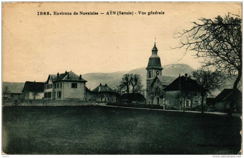 Carte postale ancienne Ayn Vue Generale à Ayn