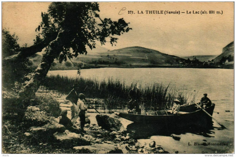 Carte postale ancienne La Thuile Le Lac à La Thuile