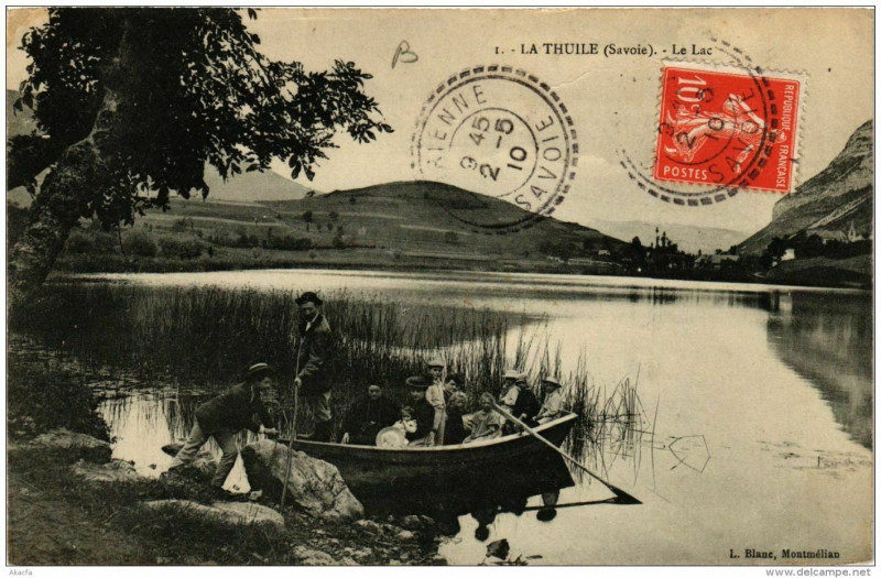 Carte postale ancienne La Thuile Le Lac à La Thuile