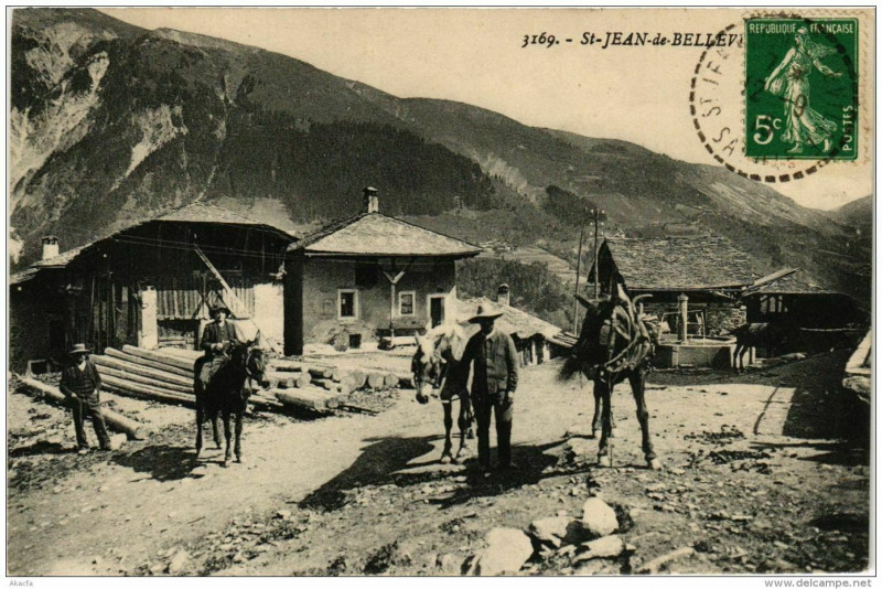 Carte postale ancienne Saint-Jean de Bellev