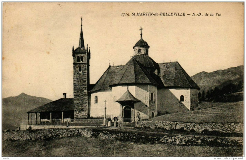Carte postale ancienne Saint-Martin de Belleville N D. de la Vie