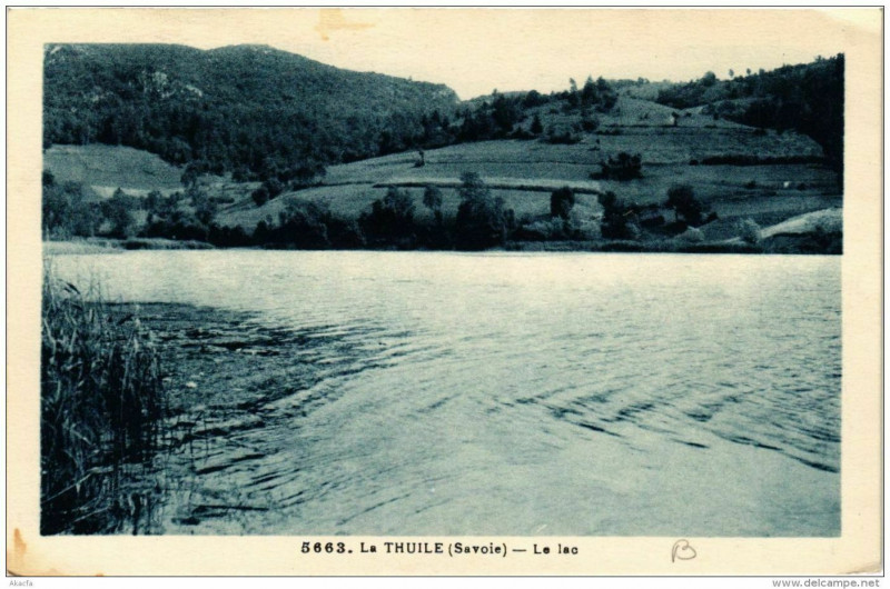 Carte postale ancienne La Thuile Le Lac à La Thuile