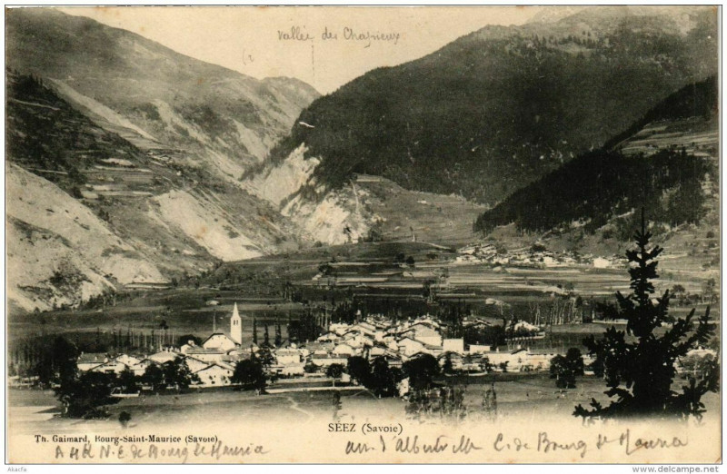 Carte postale ancienne Seez à Séez