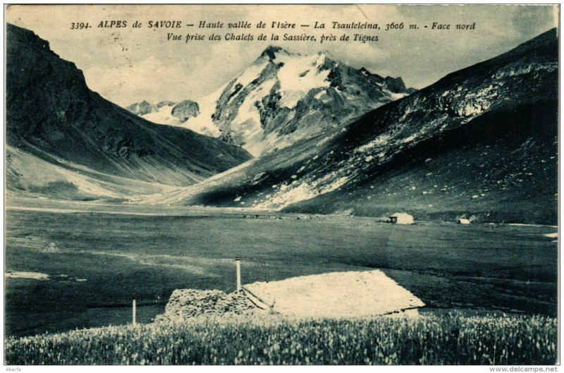 Carte postale ancienne Alpes de Savoie Haute vallée de l'Isére