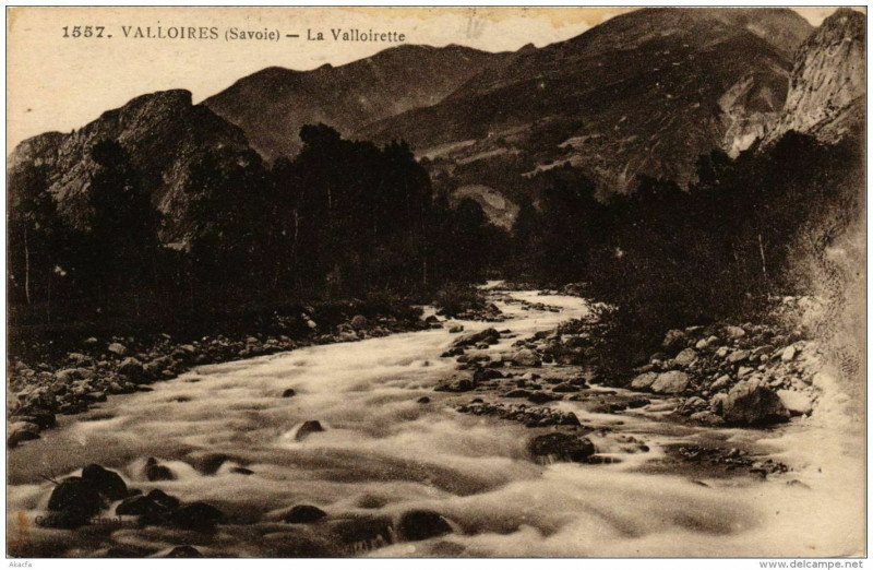 Carte postale ancienne VALLOIREs La VALLOIREtte à Valloire