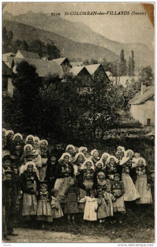 Carte postale ancienne Saint-Colombian des Villards