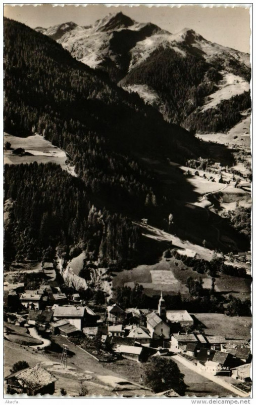 Carte postale ancienne Areches Vue generale La Légette