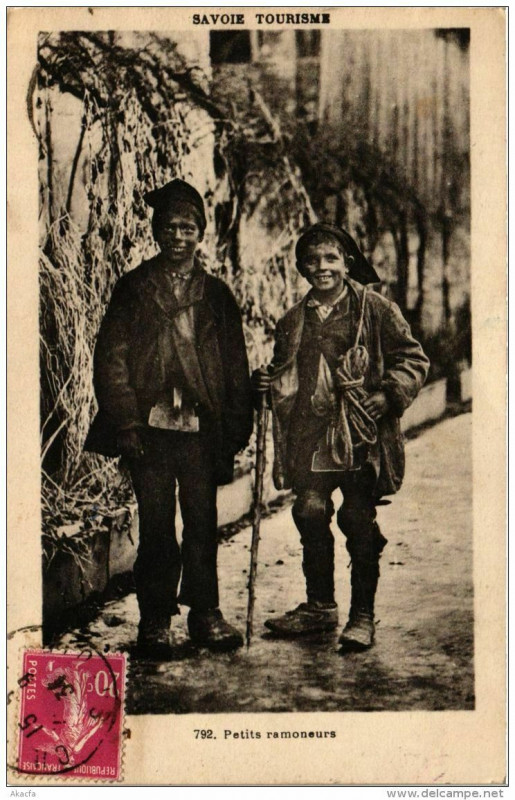Carte postale ancienne Savoie Tourisme Petits Ramoneurs