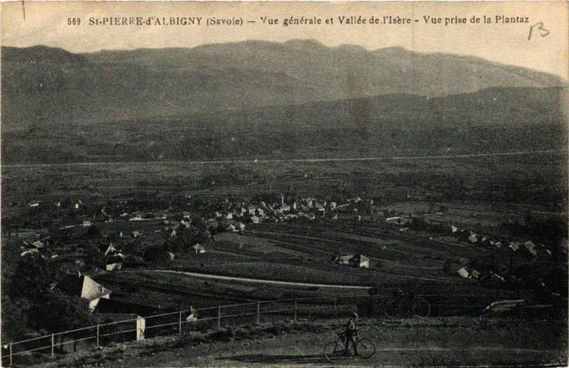 Carte postale ancienne Saint-Pierre d'Albigny - Vue generale à Saint-Pierre-d'Albigny