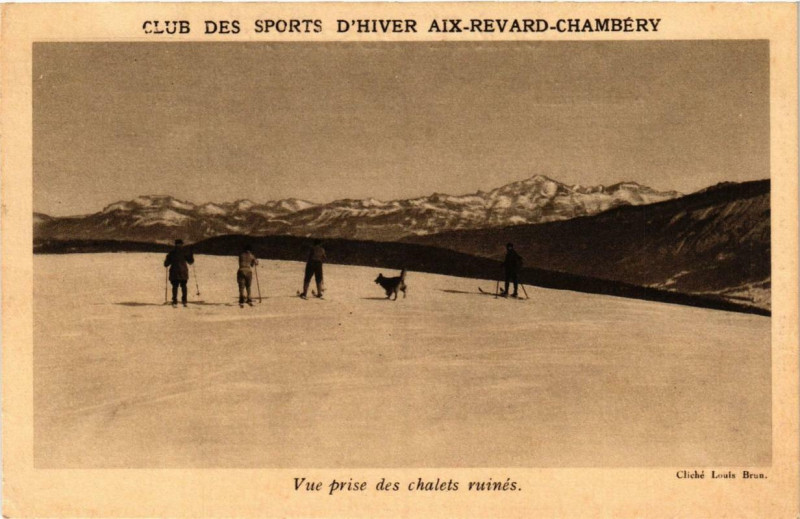 Carte postale ancienne Vue prise des chalets ruines